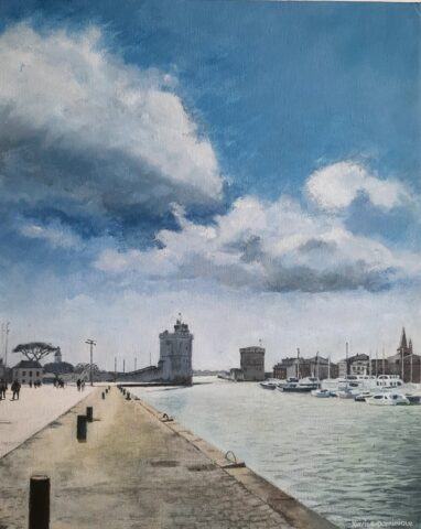 Vue du Vieux port de la Rochelle